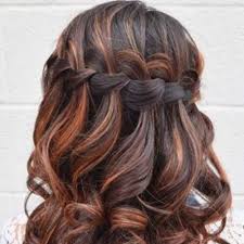 Continue knitting by including the left side hair with the fish back. 50 Free Flowing Captivating Waterfall Braid With Curls Hair Motive Hair Motive