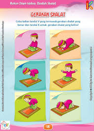 Download Gratis Worksheet Gerakan Shalat Yang Benar Buku Anak Buku Membaca Buku