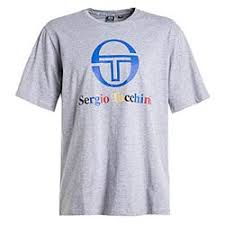 Sergio Tacchini Chiko T Shirt Grey Melange Multicolor Bei