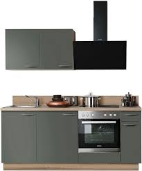 Alcaplast röhren siphon 1,5 geruchsverschluss ablauf spül becken küche geräte. Express Kuchen Kuchenzeile Scafa Ohne E Gerate Vormontiert Mit Vollauszug Und Soft Close Funktion Breite 200 Cm Online Kaufen Otto