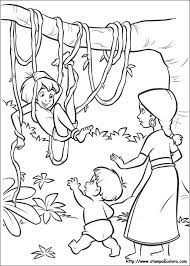 guarda tutti i disegni da colorare di mowgli e baloo www bambinievacanze com coloriage le livre de la jungle enfants wickie