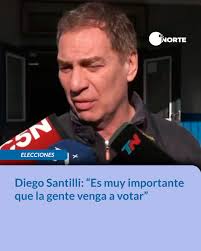Diego Santilli: “Es muy importante que la gente venga a votar” 🔵El  candidato a diputado nacional por La Libertad Avanza en provincia de Buenos  Aires (y actual diputado del PRO), Diego Santilli,