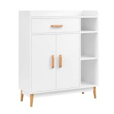 If your kitchen cabinet doors or bathroom cabinets are in need of an update, we can help! Homfa Sideboard Storage Cabinet Free Standing Cupboard Chest Room Display Unit Entryway Cabinet 1 Drawer 2 Doors 3 Shelves With Legs Decor Dining Furniture For Home White Buy Online In Papua New