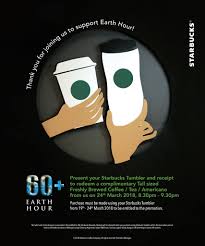 �� rt if you think we're gonna do even better this year! Starbucks Malaysia Redeem Coffee Tea Americano On Earth Hour