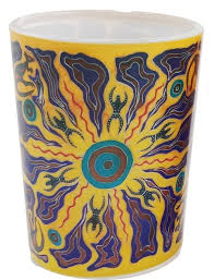 16 reviews | 3 questions. Tobwabba Aboriginal Art Tealight Candle Holder Spiritual Lands