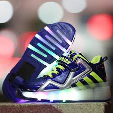 Heelys Children Glowing Sneakers Kids Roller Inline Skate Shoes With One Wheels Children Led Light Up Shoes Girls Boys Sneakers Black Tennis Shoes For Boys Clearance Running Shoes From Cr777 38 26 Dhgate Com