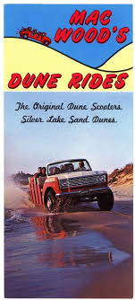 1970s Mac Wood S Dune Rides Brochure Silver Lake Mears Mi Ebay Lake Silver Lake Dune