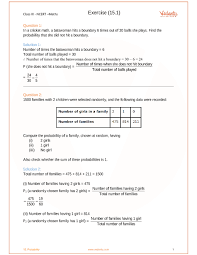 Ncert Solutions For Class 9 Maths Chapter 15 Probability Exercise 15 1 Updated For 2020 21