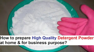 detergent powder making process 100 real formula