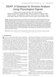 Beaucoup d'exceptions dans la langue française et beaucoup de français (je m'y inclus aussi) ne la maitrisent pas. Pdf Deap A Database For Emotion Analysis Using Physiological Signals