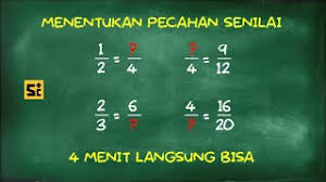 Contoh soal latihan mengurutkan pecahan matematika kelas 4 sd blog. Cara Menentukan Pecahan Senilai Matematika Kelas 4 Sd Belajar Online Gratis Youtube
