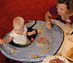 Cloudmama Baby Infant High Chair Seat Cover Mat Waterproof Feeding Eating Place Mat Highchair Cover Kids Kids Restaurants