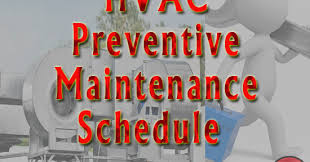 Hvac Preventive Maintenance Schedules And Checklists Pdf