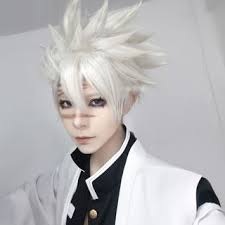 Sanemi abandoned genya to become a pseudo demon slayer after genya misunderstood what happened and called him a murderer. Macoss Demon Slayer Kimetsu No Yaiba Wind Hashira Sanemi Shinazugawa Cosplay Wig Yesstyle