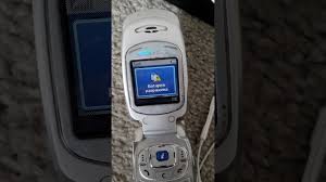 Samsung E600 - battery low - YouTube