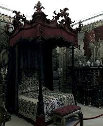 46 Captivating Gothic Canopy Bed Curtain Design Ideas With Victorian Styles Decoratrend Com Gothic Decor Bedroom Gothic Bedroom Furniture Gothic Bedroom