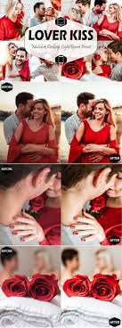 Lover Kiss Mobile Desktop Lightroom Presets Romance Valentines Day Lr Preset Portrait Trendy Filter Dng Lifestyle Instagram Theme Lightroom Lightroom Presets Presets