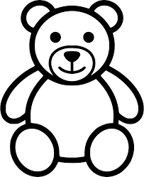 Found On Bing From Www Onlinewebfonts Com Teddy Bear Outline Teddy Bear Drawing Easy Teddy Bear Sketch
