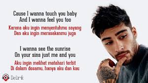 Dusk Till Dawn Zayn Ft Sia Lyrics Video Dan Terjemahan Youtube