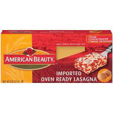 American Beauty Imported Oven Ready Lasagna 8 Oz From Fred Meyer Instacart American Beauty Lasagna Recipe Oven Ready Lasagna Lasagna