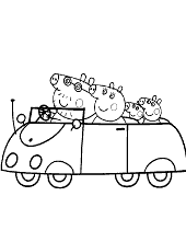 A male pig is called a boar while a female is called a gilt if she hasn't given birth, and a sow if she has given birth. Printable Peppa Pig Coloring Pages For Free George Topcoloringpages Net