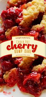 Easy Crock Pot Cherry Dump Cake Crock Pot Desserts Recipes Cherry Dump Cake