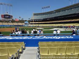 dodger stadium view from dugout 11 vivid seats