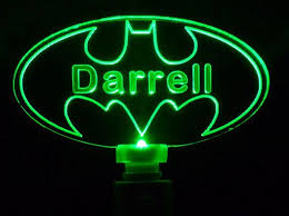 batman colored night light personalized led custom with name night light unique night lights led night light
