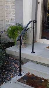 This stair rail is made of. Diy Handrails Installation Outdoor Stair Railing Kits