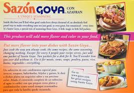 Sazon goya will add more flavor to your food. Amazon Com Goya Sazon Seasoning With Azafran 3 52 Oz Box Everything Else