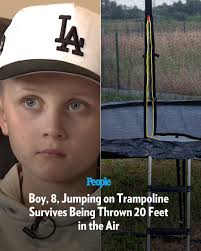 🔗: bit.ly/4jhvjSR An 8-year-old Utah boy jumping
