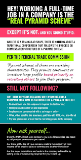 A Quick And Easy Response To All Those Real Jobs Are Pyramid Schemes People Antimlm Pyramid Scheme Anti Mlm Financial Planning