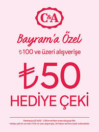 Bayrama Ozel 100 Tl Ve Uzeri Alisverise 50 Tl Hediye Ceki Ankamall C A Dan Hediyeler Lime