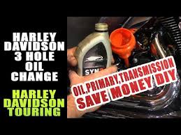 How To Do A Complete 3 Hole Oil Change Harley Davidson Touring