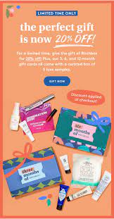 Birchbox promo codes, coupons & deals restrictions: Save 20 Off Birchbox Gift Subscriptions Free Bonus Box Msa
