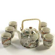 Free Shipping 7 Pcs Set Chinese Style Kung Fu Tea Ceramic 7 Tea Set 1 Tea Pot Infuser 6 Tea Cups Tea Pots Tea Set Tea Cups