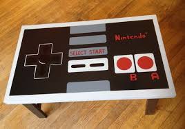 Custom Painted Nes Nintendo Controller Coffee Table Etsy Nintendo Controller Custom Paint Nintendo