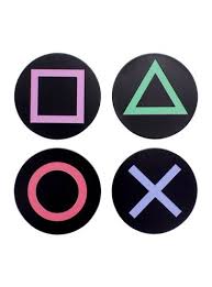 Playstation Metallic Coasters Official For Fans Funidelia Metal Coasters Coasters Game Wallpaper Iphone