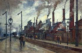 Gare Et Usines A Saint Denis Maurice Fallies Revolution Art Architecture Art City Art