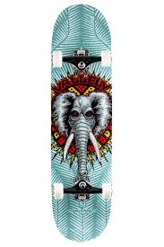 Powell peralta king crown clear skateboard sticker 3.5 x 2.75 new old school. Powell Peralta Vallely Elephant Skateboard Blue