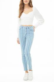 Black And White Striped Pants Forever 21 Striped Skinny Jeans Forever 21 Women Jeans Skinny Jeans Striped Jeans