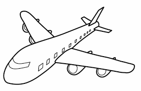 Transportmittel Grosses Flugzeug Zum Ausmalen Flugzeug Zum Ausmalen Ausmalen Flugzeug Basteln