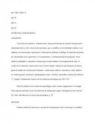 Esto nos viene a decir que el planeta necesita nuestra colaboración para que dejemos de contaminar el medio ambiente. Sintesis Y Resumen De La Entrevista Psicologica Ensayos Mondoro