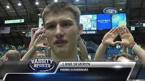 Pierre's Cooper Terwilliger turns a short catch into a 30-yard touchdown  for the Governors