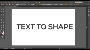 How to apply a gradient outline to text in illustrator step 1. How To Convert Text To Shape In Adobe Illustrator Youtube