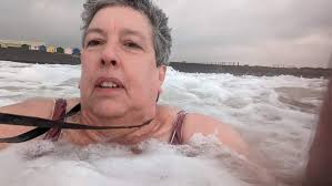 Good Luck to Emily Naylor who is taking her final and longest dip in the  Irish sea today, 28 minutes!! Emily has raised an incredible £2358 for  Muscular Dystrophy UK by taking