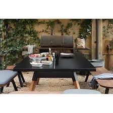 Yes the dining room table can actually be used for, as we found out, some challenging and intense games of ping pong. Rs Barcelona You And Me Black Outdoor Ping Pong Table Black Standard Game Room Shop