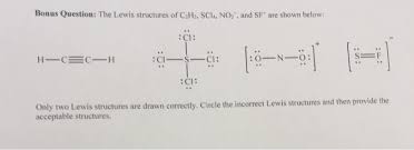 Acetylene is an unsaturated hydrocarbon with a triple bond. Bonus Question The Lewis Structures Of C2h2 Scla Chegg Com