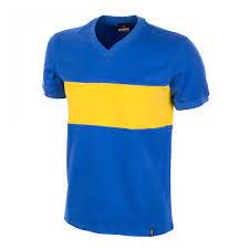Aus dieser zeit sind trikots aus südamerika sehr selten und bieten sammelstatus. Boca Juniors Retro Trikot Aus Den 60er Jahren Cabj Retrofootball