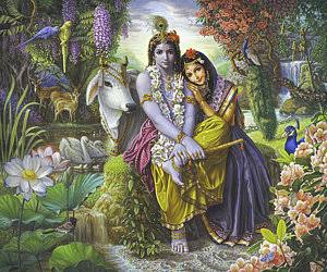 Image result for krishna searching for radha"